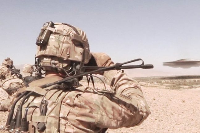OZN  uriaş observat de soldaţii americani în Iraq