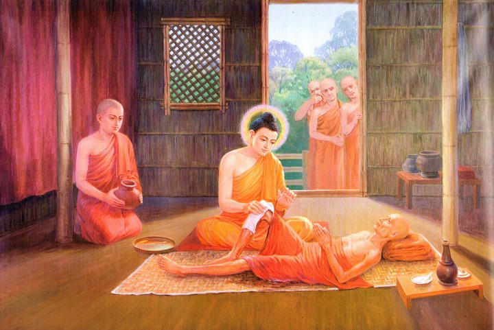 buddha_and_ananda_washes_sick_monk